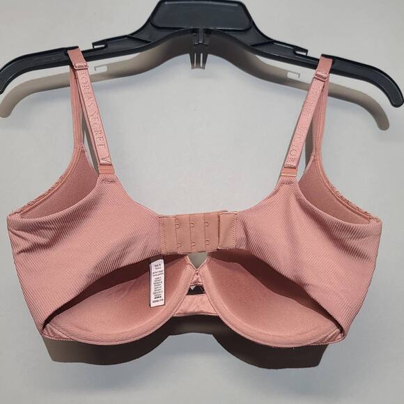 VICTORIA'S SECRET Pink Lace Lined Bra Body by Victoria Perfect Shape 32 DDD - Picture 3 of 4